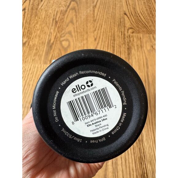 ELLO Black Stainless Steel Travel Mug Tumbler 18 oz. - Picture 7 of 8